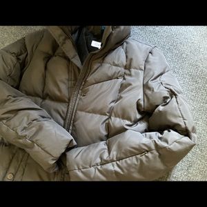 Calvin klein puffer down jacket parka - woman sz S